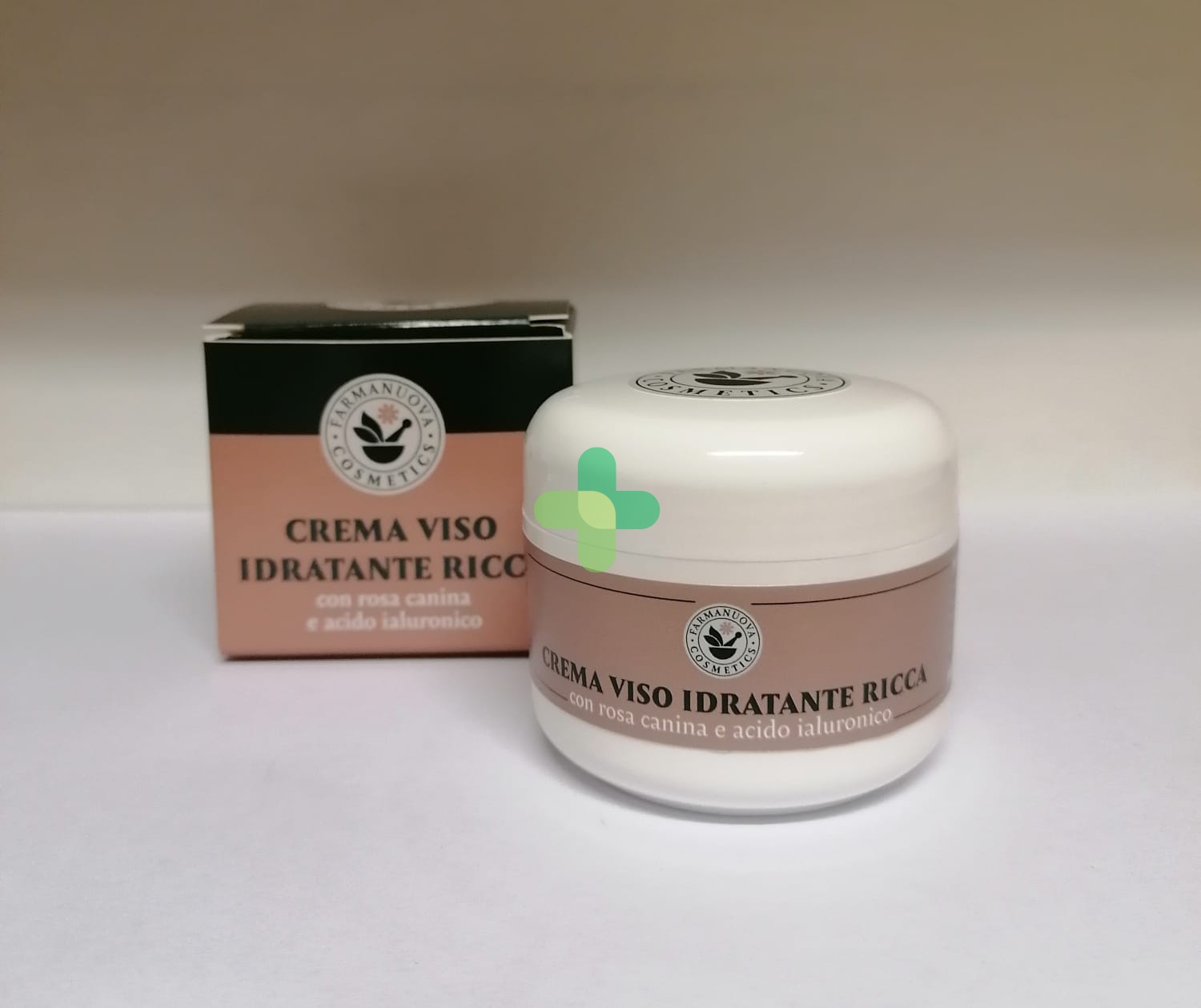 Crema Viso Idratante Ricca rosa canina e acido ialuronico 50 ml